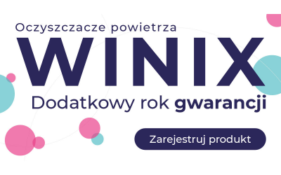 Oczyszczacz powietrza WINIX Plasmawave - dodatkowy rok gwarancji GRATIS.